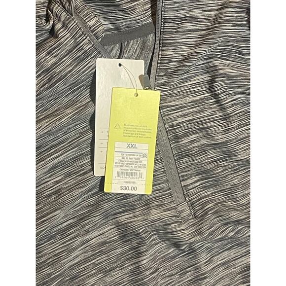 NWT All In Motion 1/4 Zip Long Sleeve Pullover  Soft Stretch Gray Retail $30 - Picture 3 of 3
